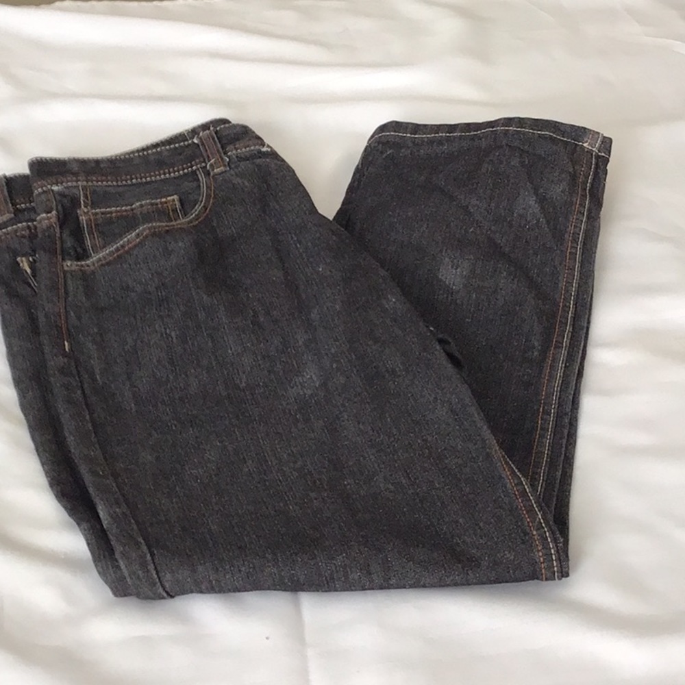 Ablanche New York men black denim jeans size 36/32 used excellent condition